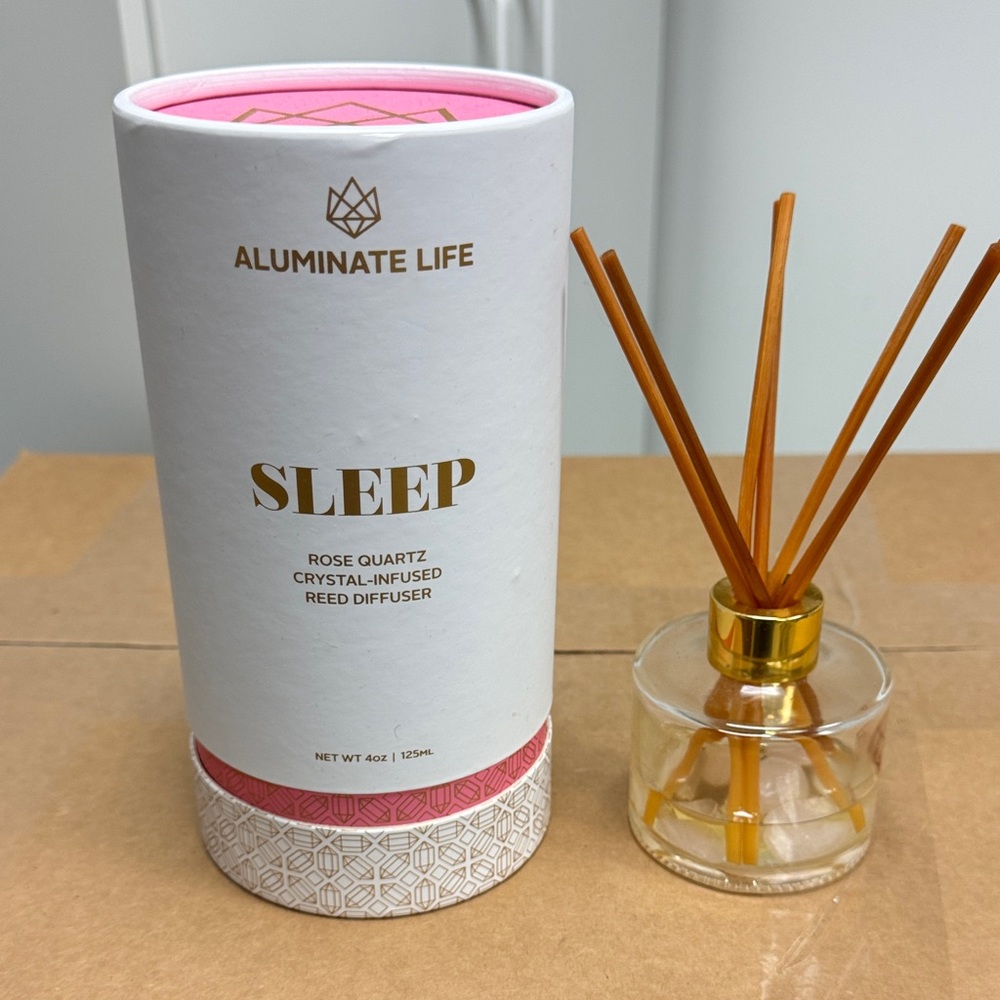 Sleep Reed Diffuser - Pink and Gold